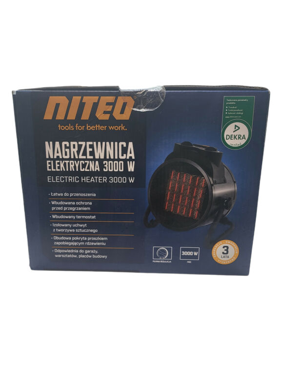 NAGRZEWNICA ELEKTRYCZNA NITEO TOOLS 3000W