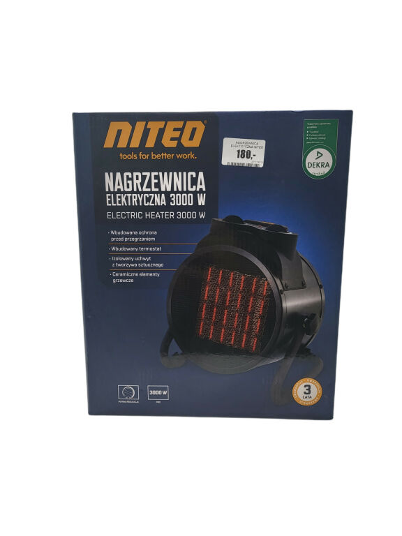 NAGRZEWNICA ELEKTRYCZNA NITEO TOOLS 3000W