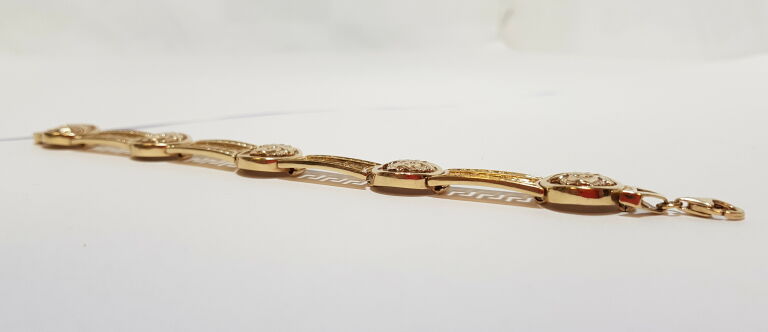 zlota-damska-bransoletka-versace-14k-kamien-bez-kamienia