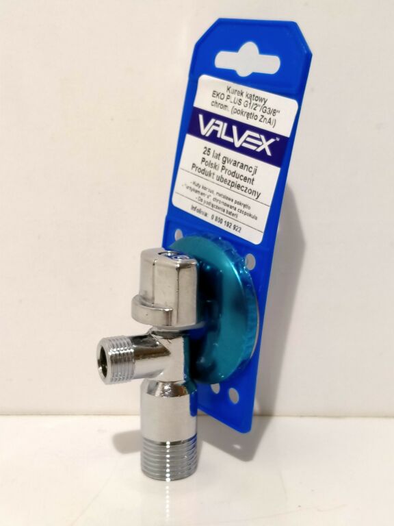 KUREK KĄTOWY VALVEX G1/2"/G3/8"