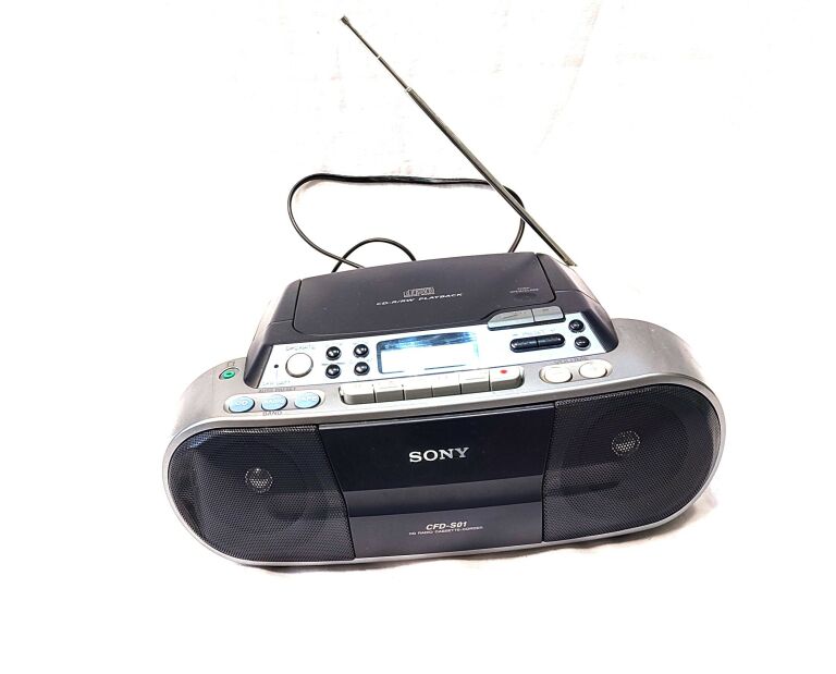 BOOMBOX SONY CFD-S01 CD + KASETA + RADIO