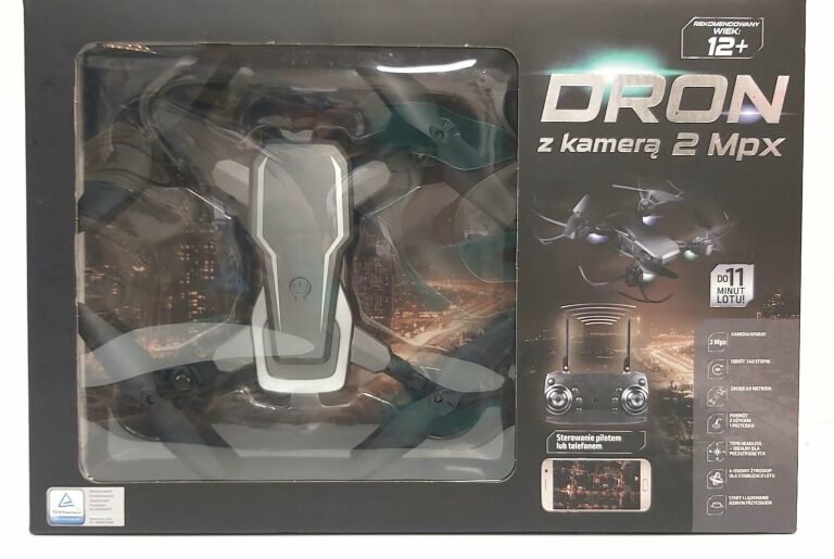 DRON Z KAMERĄ 2MPX ZESTAW