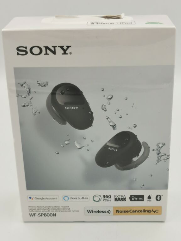 SŁUCHAWKI DOKANAŁOWE SONY WF-SP800N BLUETOOTH/ANC