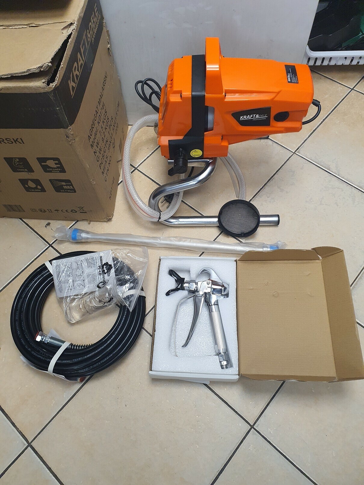 agregat-malarski-kraftdele-kd1744-stan-nowy