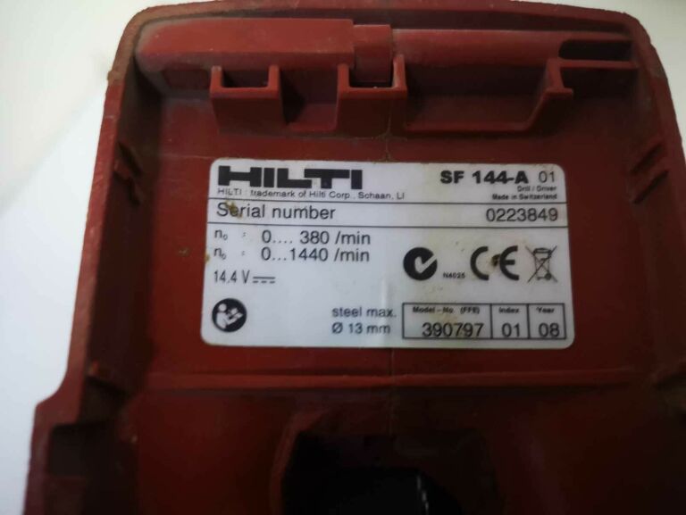 WKRĘTARKA HILTI SF 144-A + DWA AKU 14,4V 2,6AH