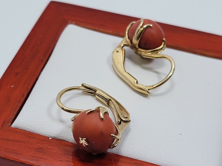 zlote-kolczyki-z-koralem-585-615g-rodzaj-bigla-angielski