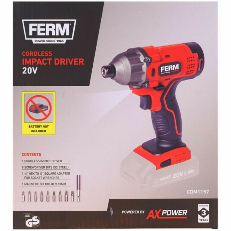 ZAKRĘTARKA UDAROWA FERM CDM1157 AKUMULATOROWA