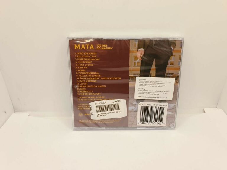 PŁYTA CD MATA - 100 DNI DO MATURY | OKAZJA