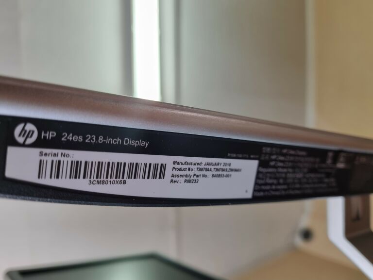 MONITOR HP 24ES DISPLAY SREBRNO-CZARNY BEZRAMKOWY