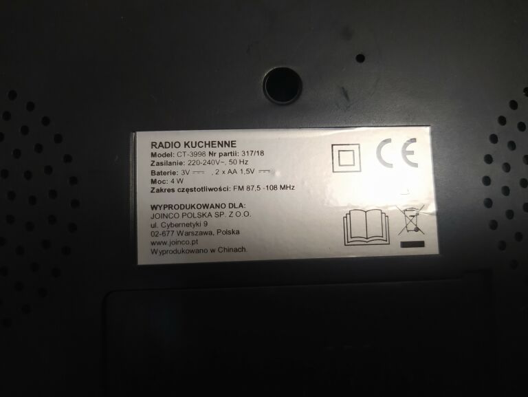 radio-kuchenne-hykker-ct-3998-kolor-czarny