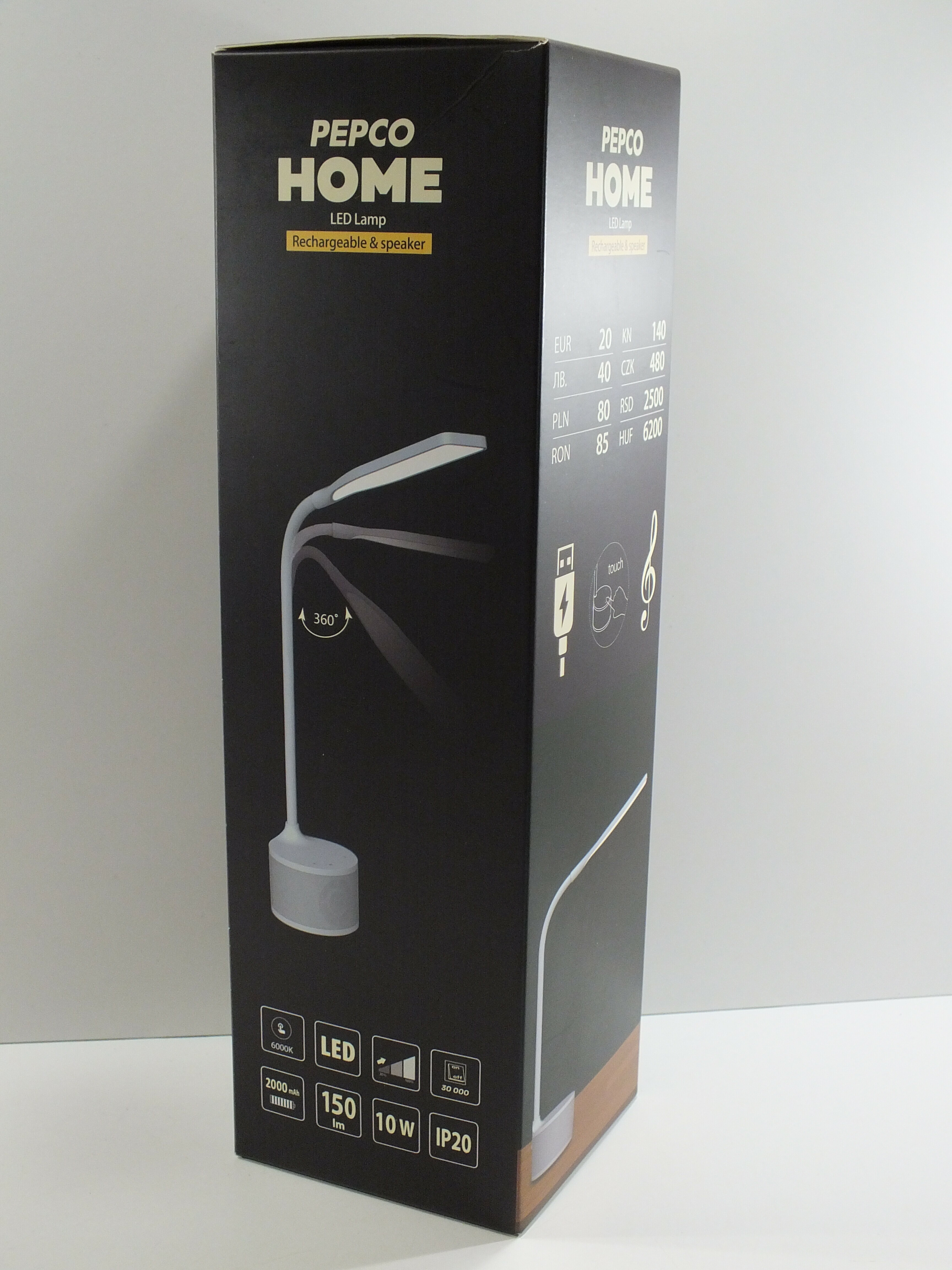 pepco-lampa-led-z-glosnikiem-stan-nowy