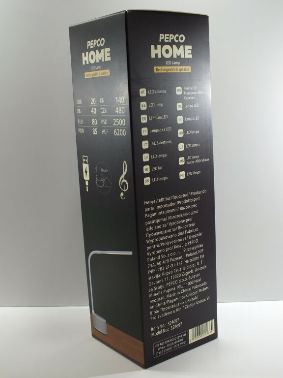 pepco-lampa-led-z-glosnikiem-kolor-bialy