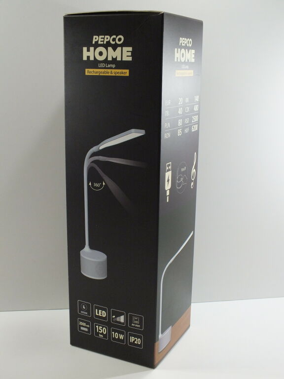 pepco-lampa-led-z-glosnikiem-stan-nowy