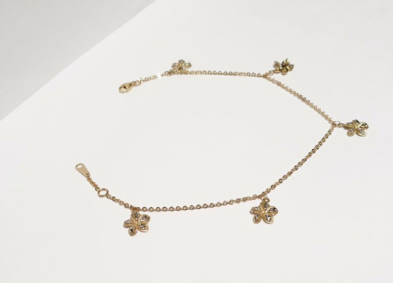 zlota-bransoletka-na-noge-585-485-stan-uzywany