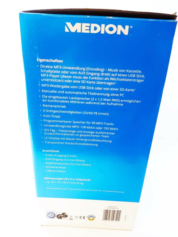 GRAMOFON MEDION MD 43142