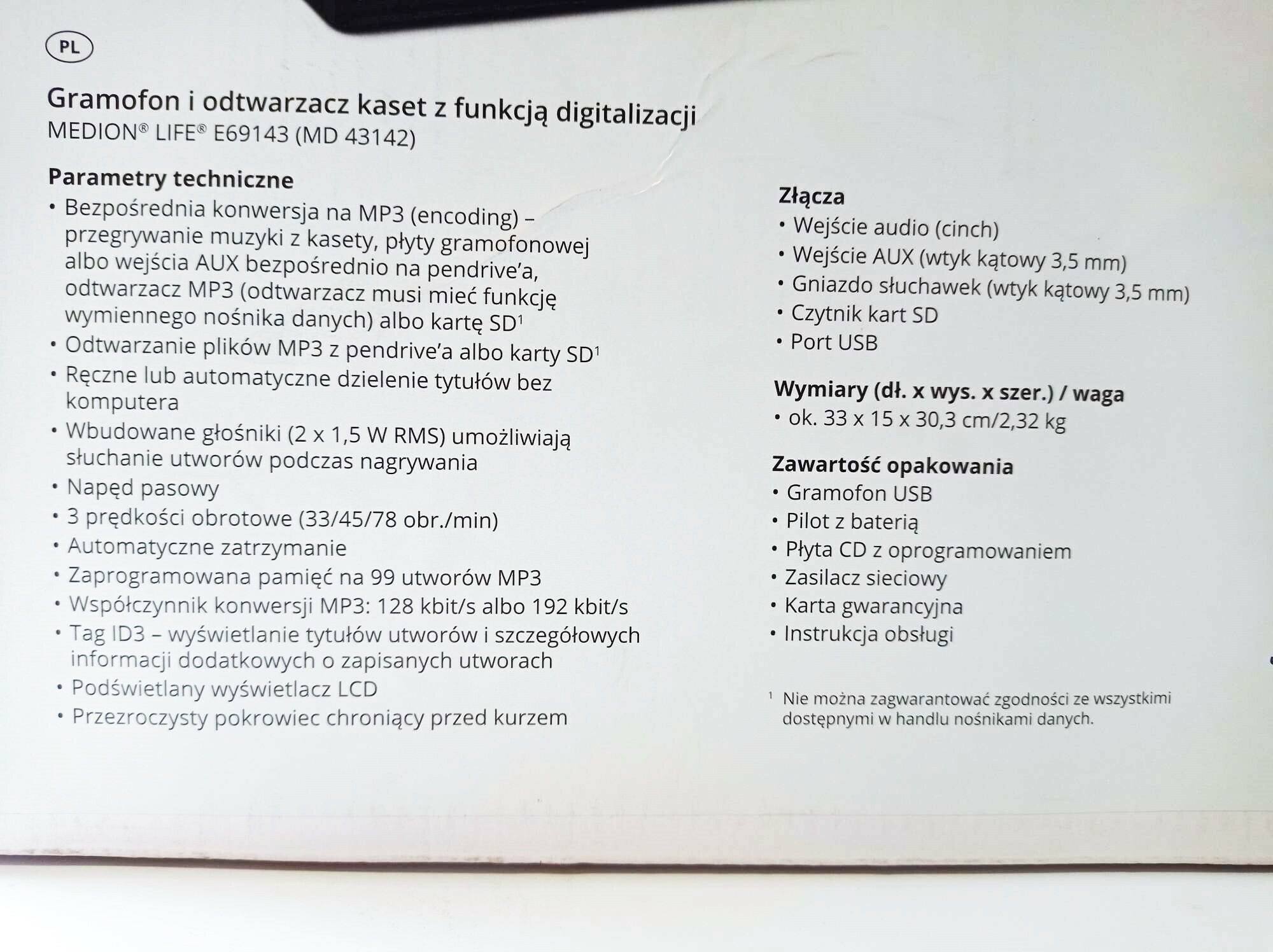 gramofon-medion-md-43142-model-md-43142