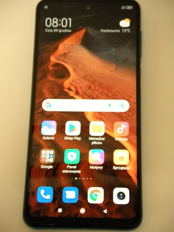 TELEFON XIAOMI REDMI NOTE 9 PRO Z ŁADOWARKĄ