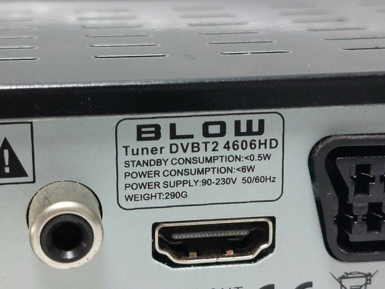 TUNER DVB-T2 HD TV BLOW DEKODER DVBT