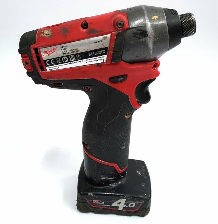 ZAKRĘTARKA UDAROWA MILWAUKEE M12 CID KOMPLET