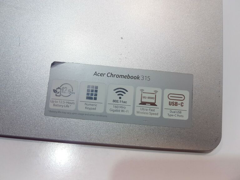 LAPTOP ACER CHROMEBOOK 315 2/64GB CHROME OS DOTYK