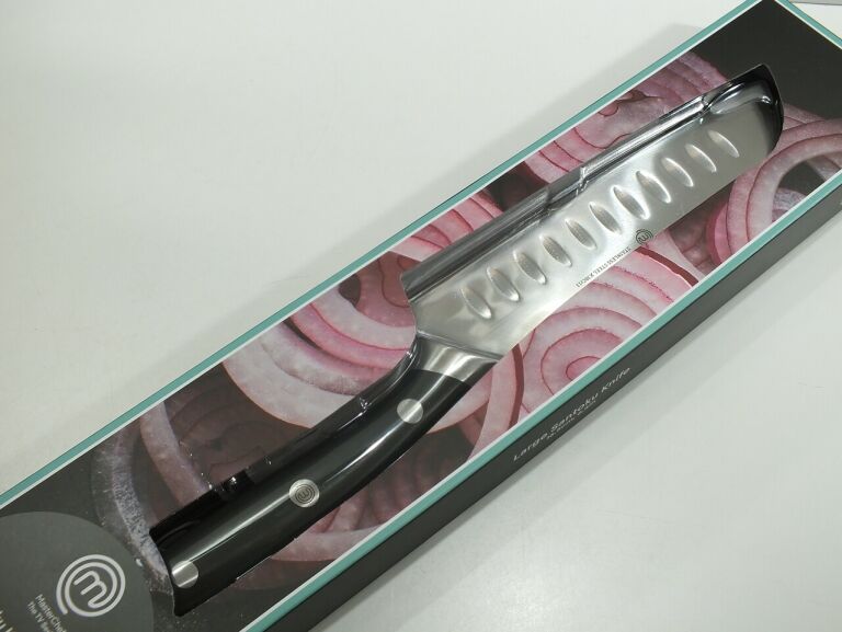 MASTERCHEF DUŻY NÓŻ SANTOKU 16,5 CM WYPRZEDAŻ !