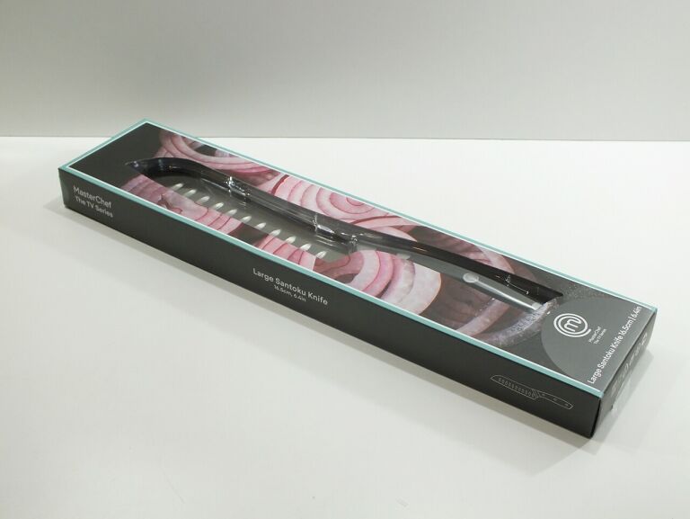 MASTERCHEF DUŻY NÓŻ SANTOKU 16,5 CM WYPRZEDAŻ !