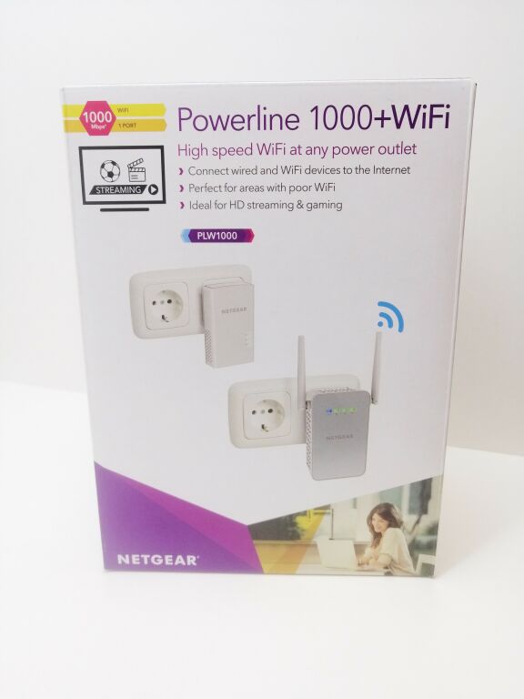 WZMACNIACZ SYGNAŁU WIFI NETGEAR POWERLINE 1000+