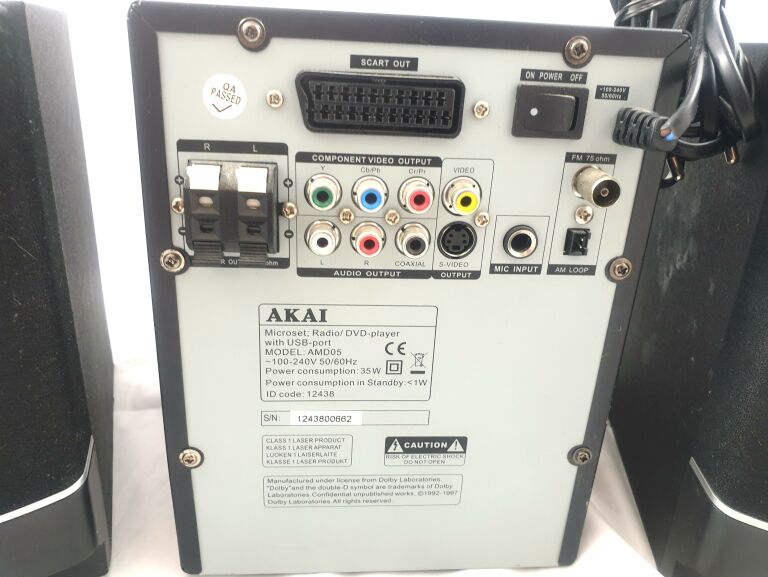 WIEŻA AKAI AMD05 + PILOT