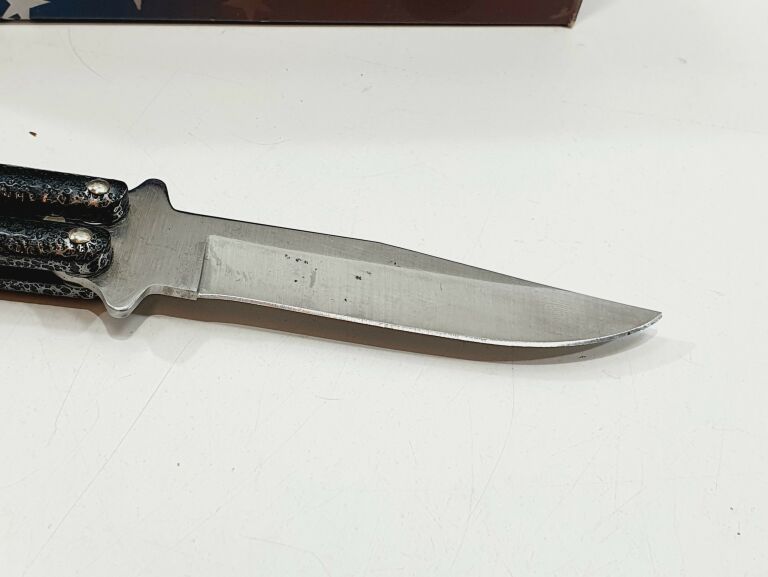 NÓŻ MOTYLKOWY BEAR SON 117B MOTYLEK BALISONG USA