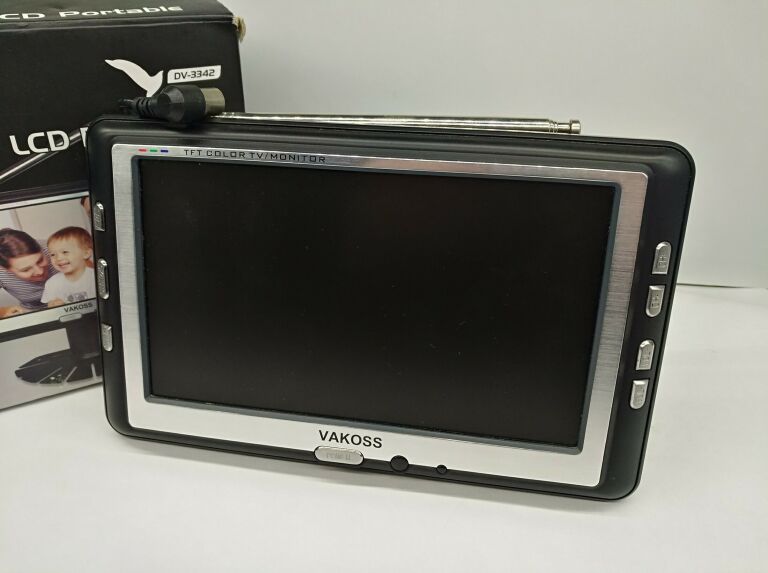 TELEWIZOR PRZENOŚNY VACOSS TV LCD 7" KOMPLET