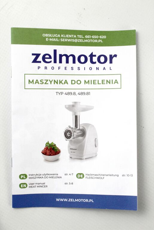 MASZYNKA DO MIĘSA ZELMOTOR 489.8