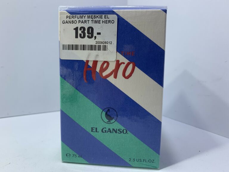 PERFUMY MĘSKIE EL GANSO PART TIME HERO 75ML