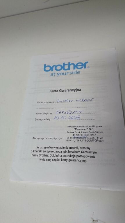 HAFCIARKA BROTHER NV-800