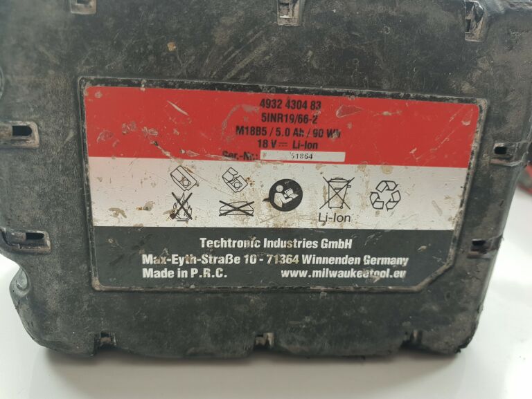 WKRETARKA MILWAUKEE M18 CPD +AKUMULATOR 5.0AH
