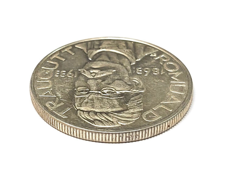 10 ZŁ ZŁOTYCH 1933 ROMUALD TRAUGUTT SREBRO PIĘKNA