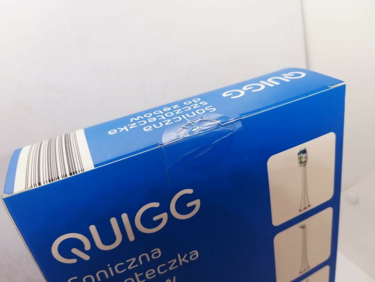 SZCZOTECZKA SONICZNA DO ZĘBÓW QUIGG 4280 BIAŁA