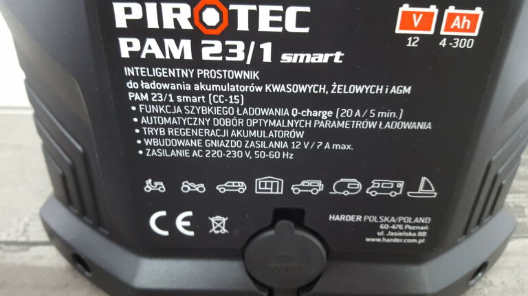 PROSTOWNIK 20A PAM 23/1 SMART PIROTEC GWARANCJA