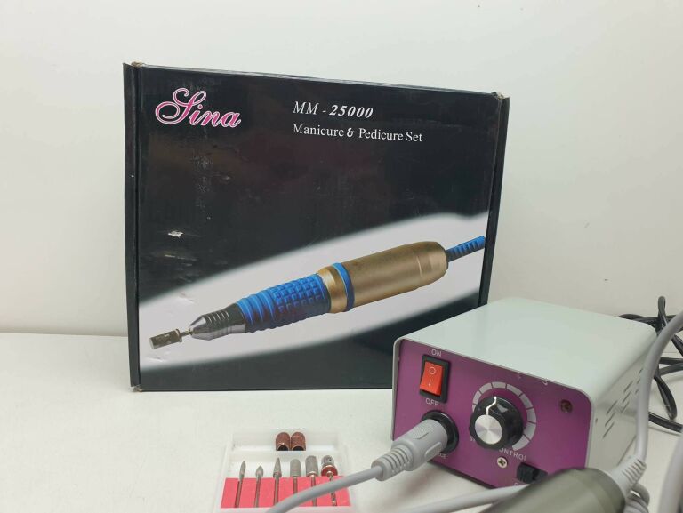 FREZARKA MANICURE PEDICURE MM-25000 + FREZY