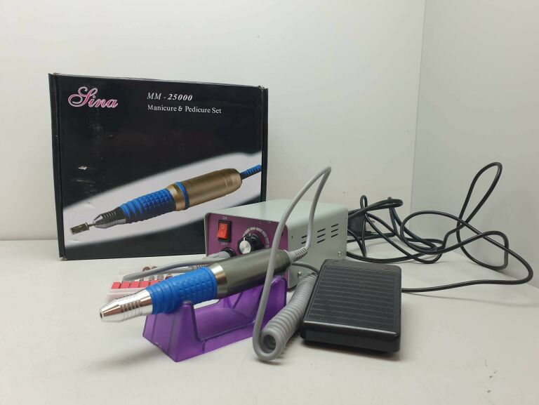FREZARKA MANICURE PEDICURE MM-25000 + FREZY