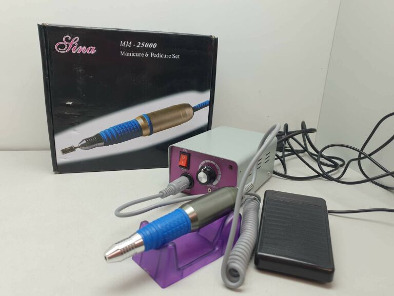 FREZARKA MANICURE PEDICURE MM-25000 + FREZY