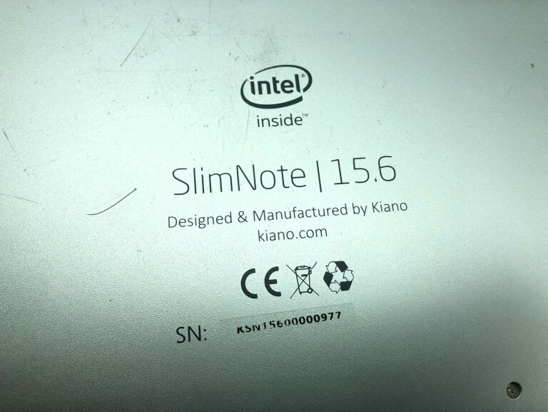 USZKODZONY KIANO SLIMNOTE 15.6 4GB 32+500GB WIN10