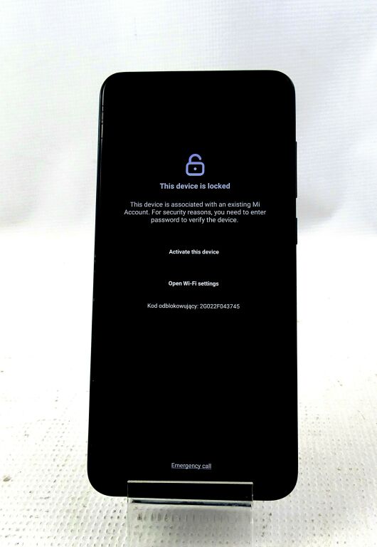 TELEFON XIAOMI REDMI NOTE 9 ZABLOKOWANY