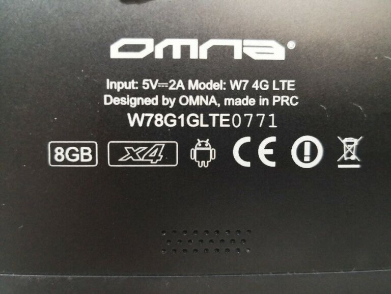 TABLET OMNA W7