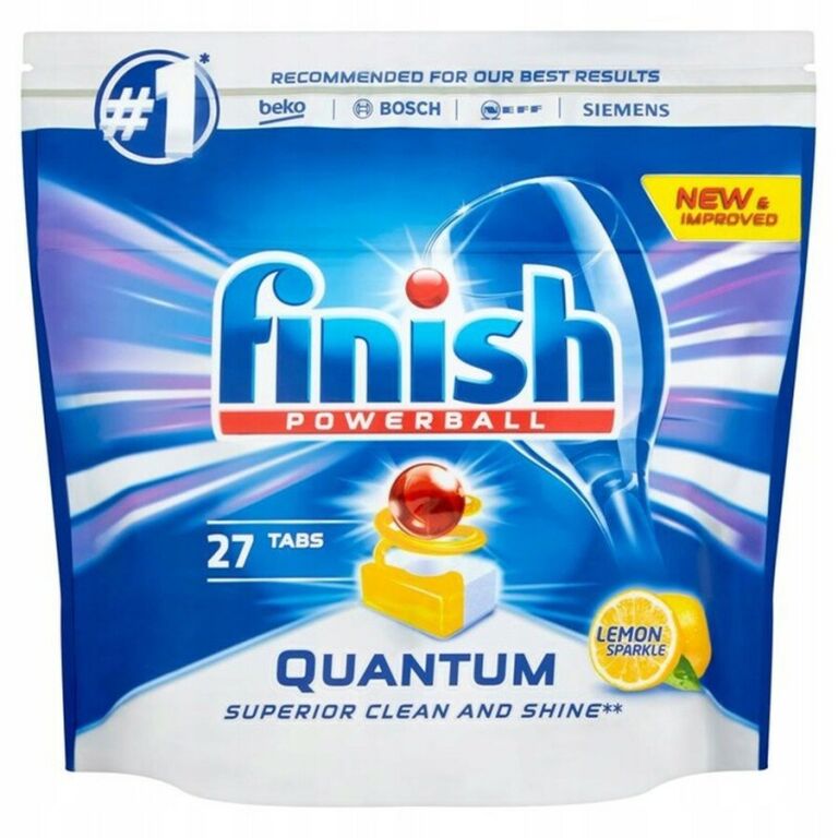 KAPSUŁKI DO ZMYWARKI FINISH QUANTUM MAX 27 SZTUK