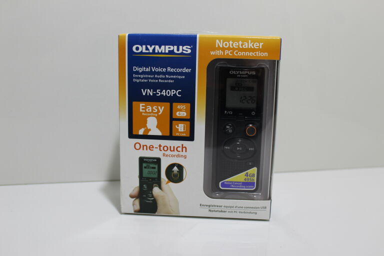 DYKTAFON OLYMPUS VN-540PC 4GB DO 495H NAGRAŃ