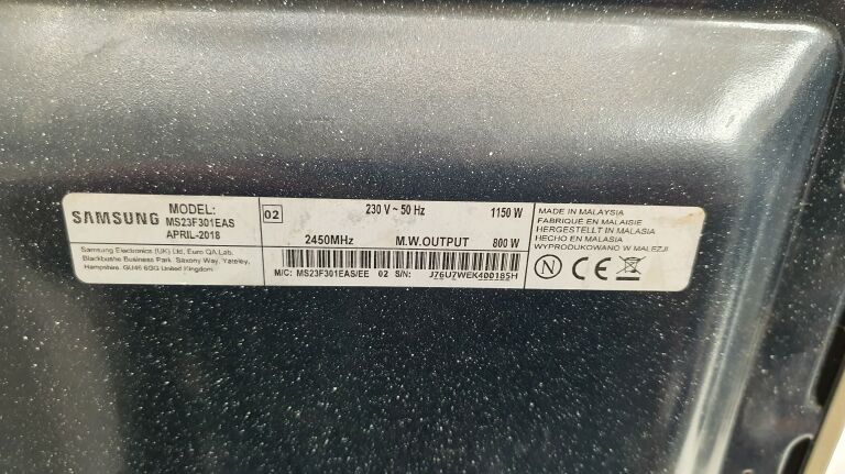 MIKROFALÓWKA SAMSUNG MS23F301EAS