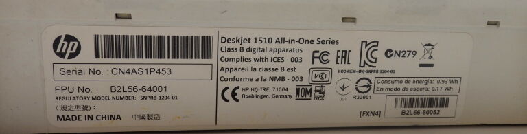 DRUKARKA LASEROWA HP 1510