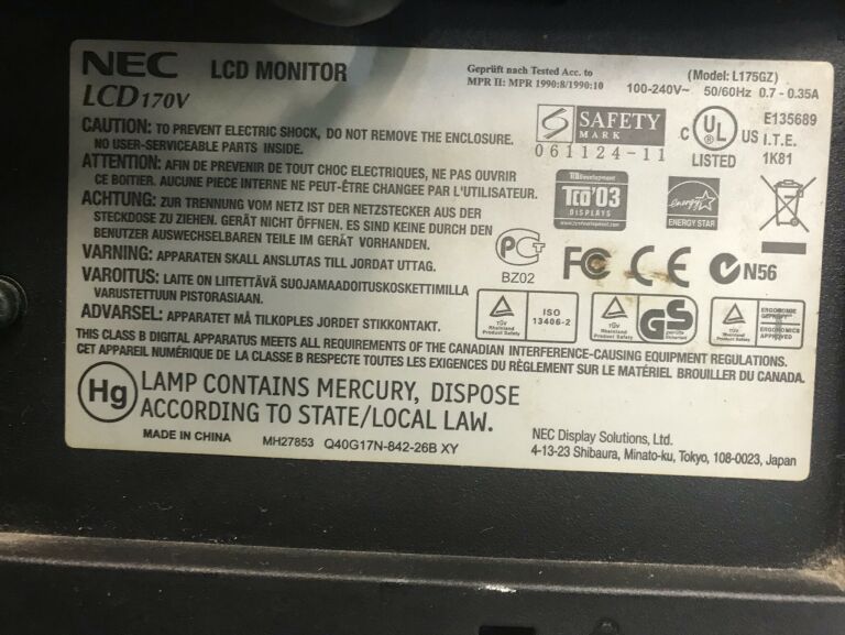 MONITOR LCD