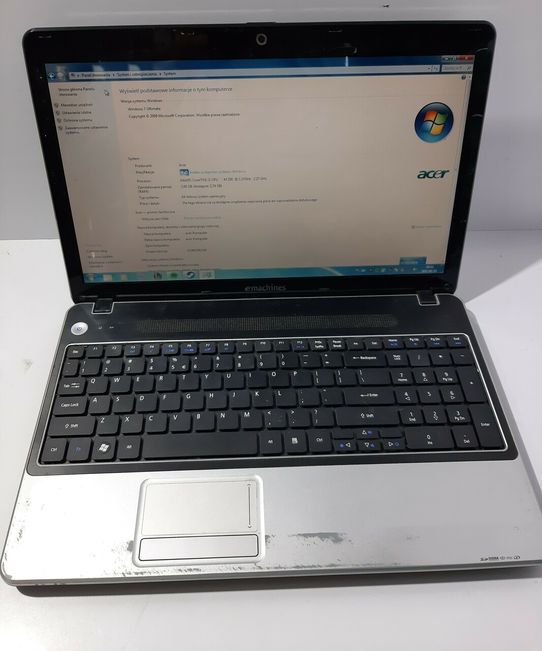 laptop-emachines-kilinskiego-16-sokolow-podlaski