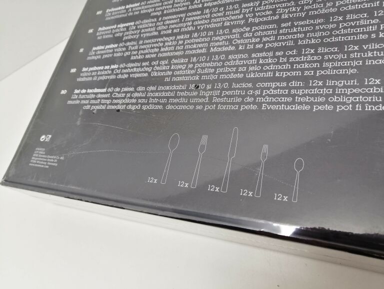 ZESTAW SZTUĆCÓW ZARA 60 ELEMENTÓW